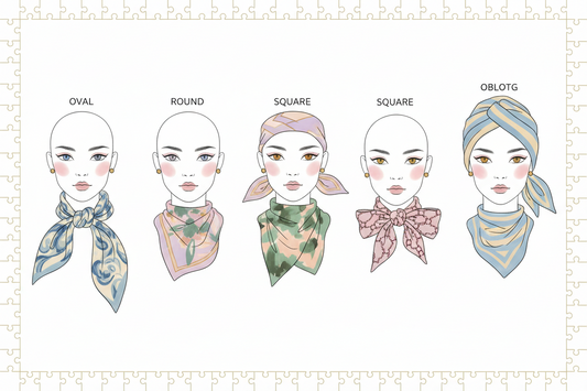 Quel Foulard Selon sa Forme de Visage (Guide Complet)