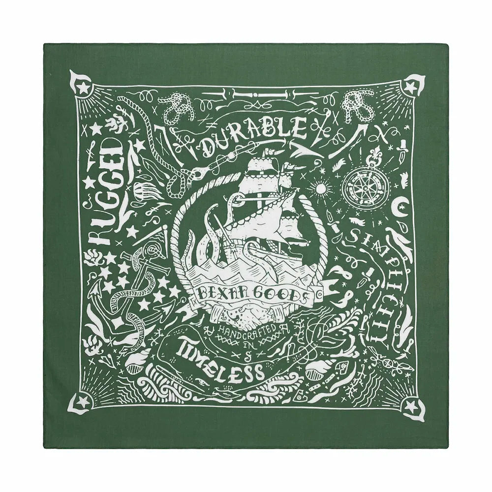 Bandana Coton Imprimé Nautique Hip Hop