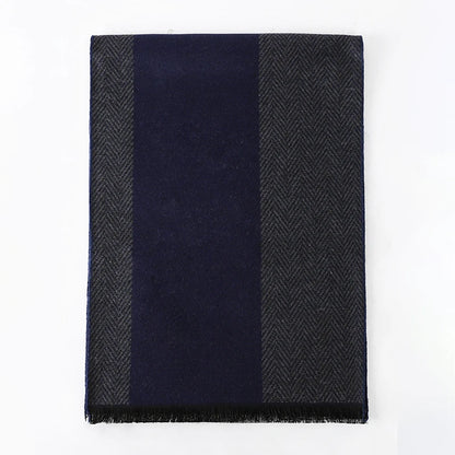 Foulard Homme Coton Patchwork Rayé Doux