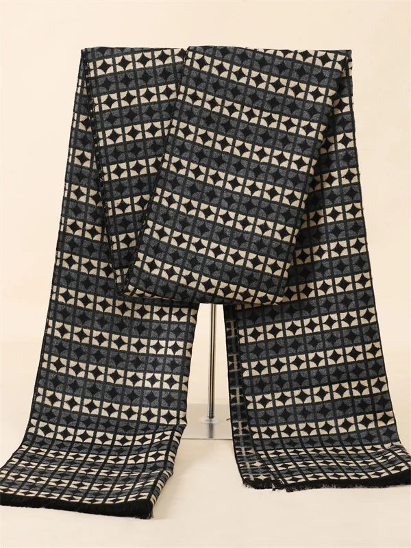 Foulard Homme Cachemire Luxe Hiver