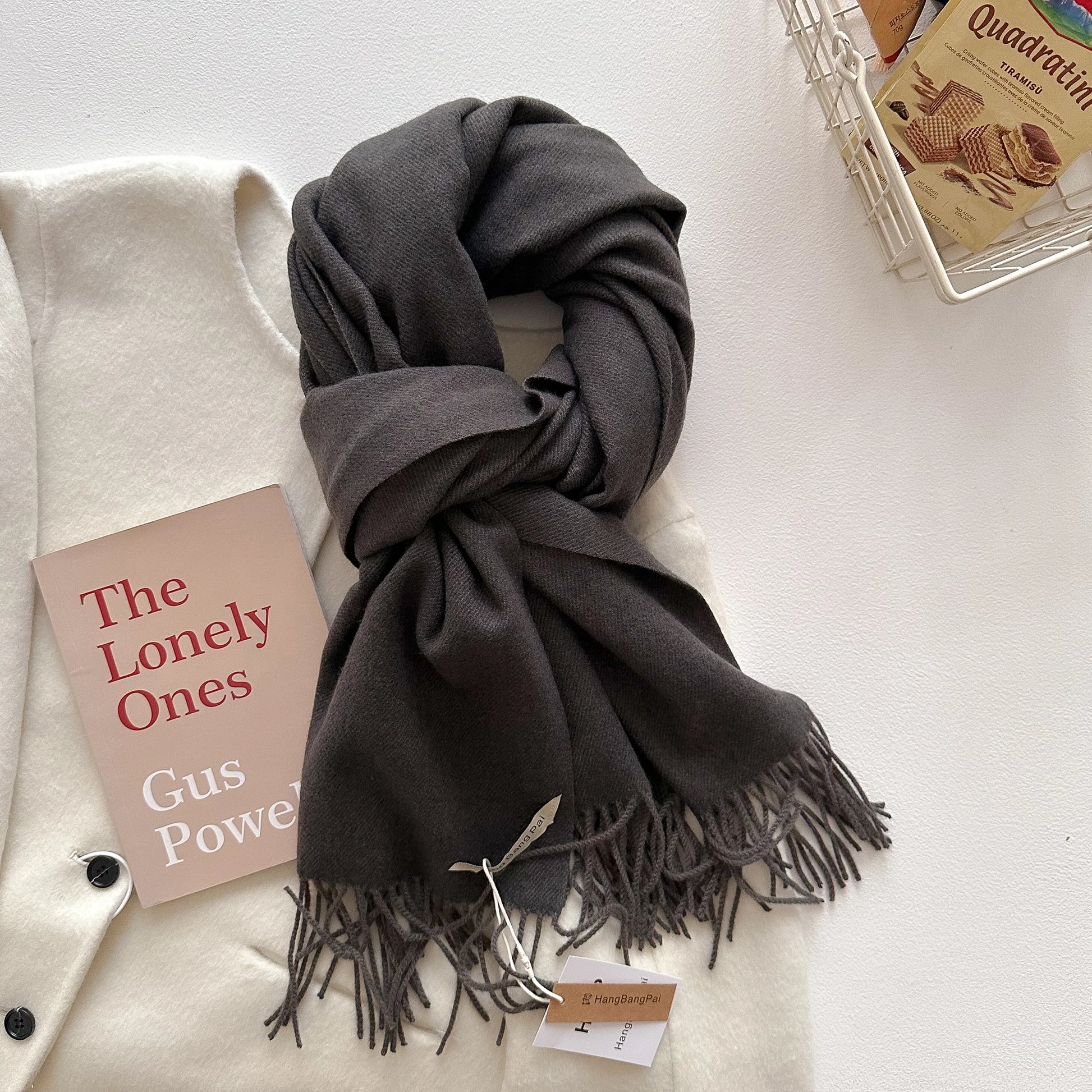 Foulard Long Cachemire Femme - Douceur & Style Hivernal