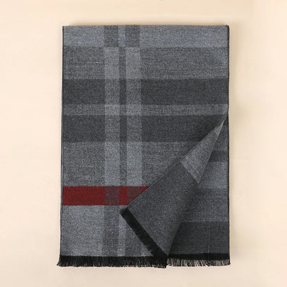 Foulard Homme Coton Patchwork Rayé Doux