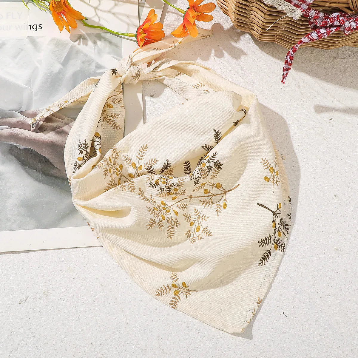 Foulard Rétro Y2K Bohème pour Cheveux