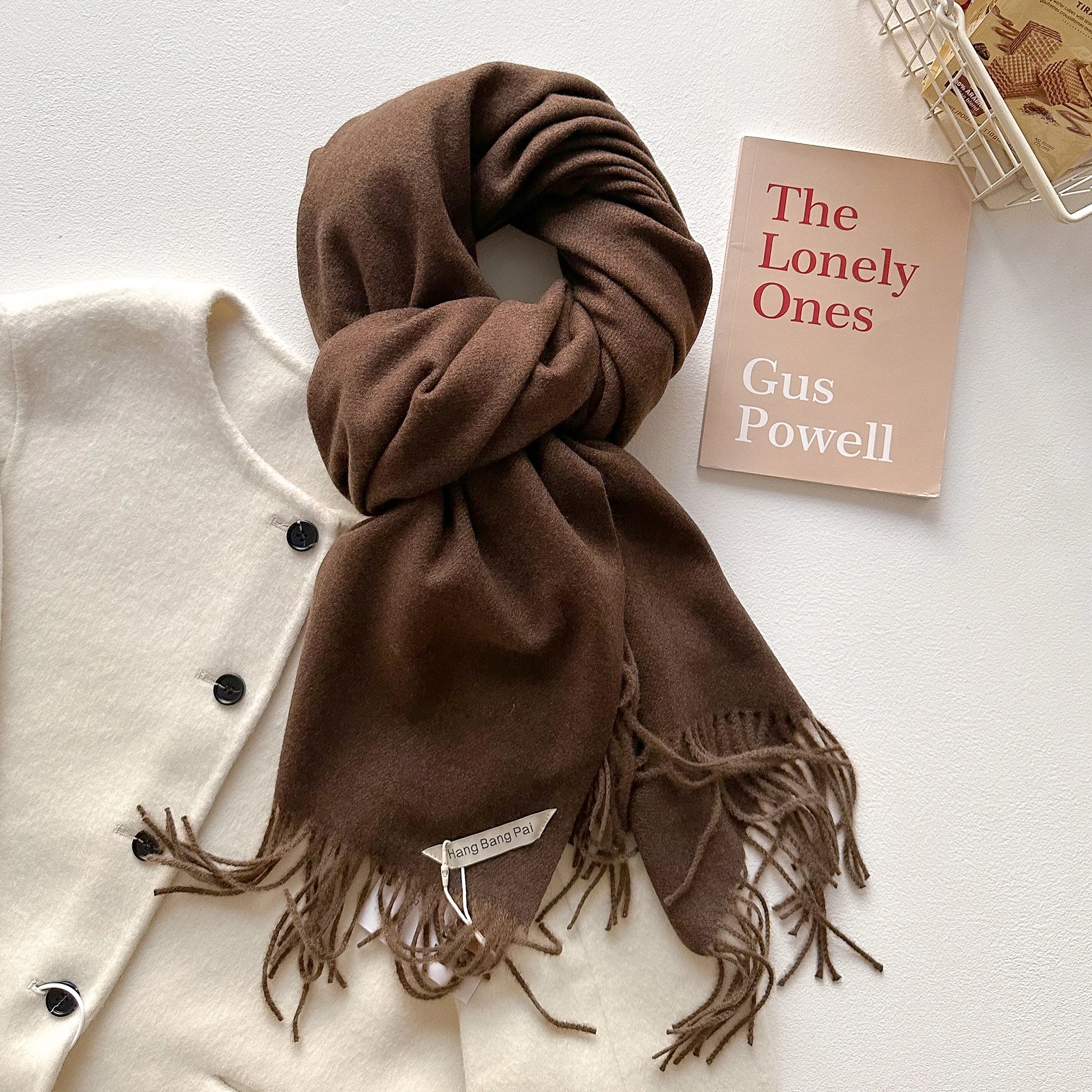 Foulard Long Cachemire Femme - Douceur & Style Hivernal