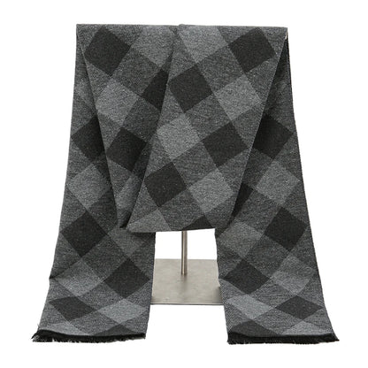 Foulard Homme Coton Patchwork Rayé Doux