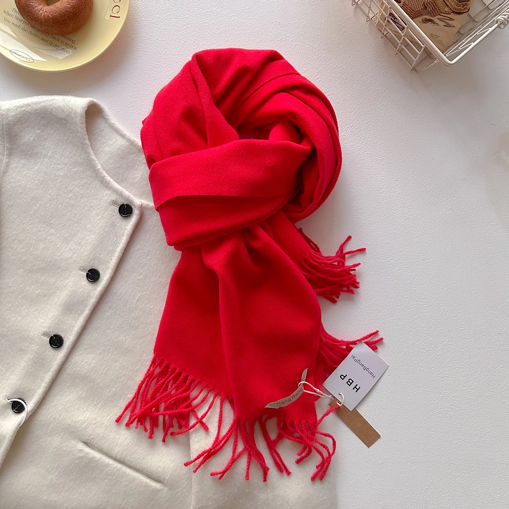 Foulard Long Cachemire Femme - Douceur & Style Hivernal