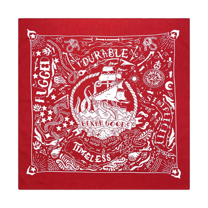 Bandana Coton Imprimé Nautique Hip Hop
