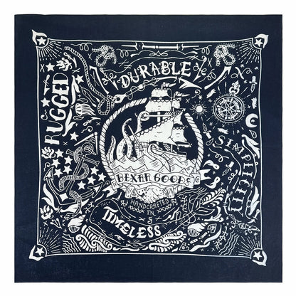 Bandana Coton Imprimé Nautique Hip Hop