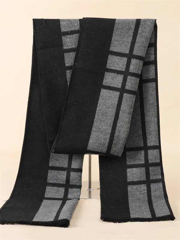 Foulard Homme Cachemire Luxe Hiver