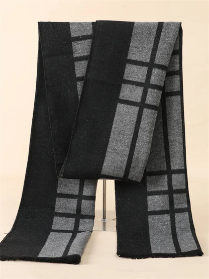 Foulard Homme Cachemire Luxe Hiver