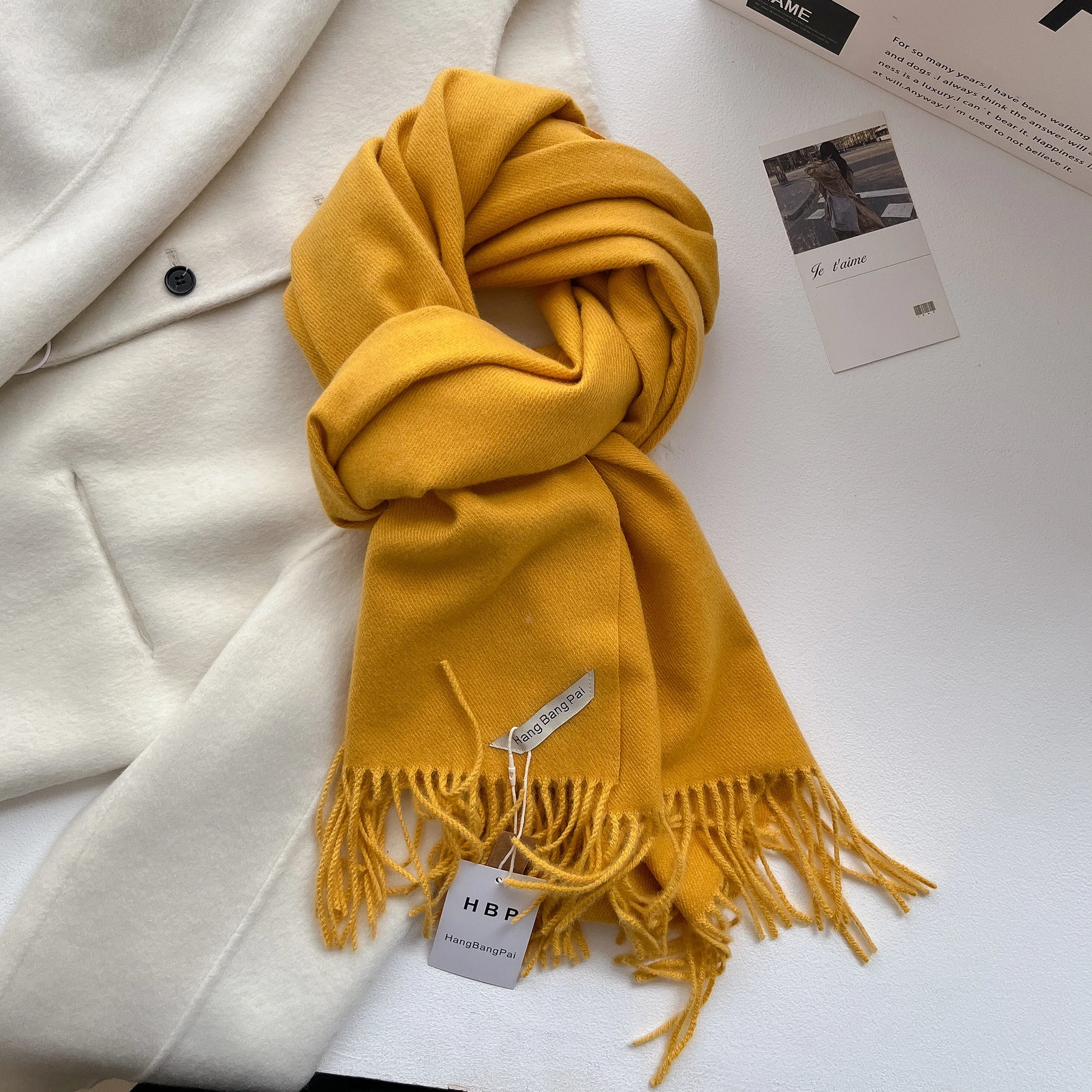 Foulard Long Cachemire Femme - Douceur & Style Hivernal