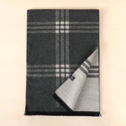 Foulard Homme Coton Patchwork Rayé Doux