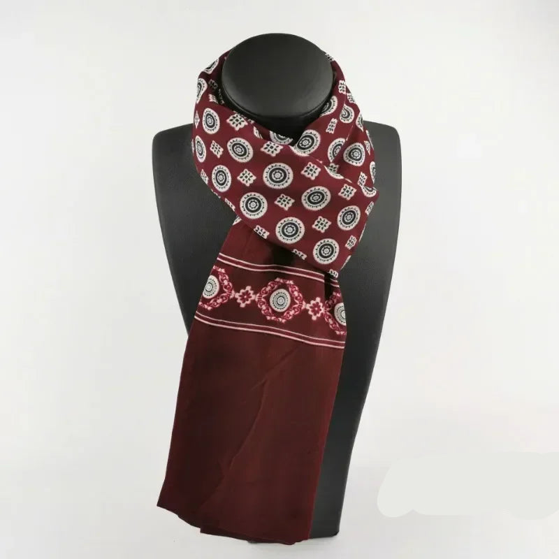 Foulard en Soie Luxe Plaid Homme & Femme