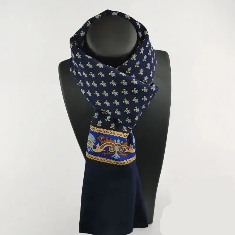 Foulard en Soie Luxe Plaid Homme & Femme