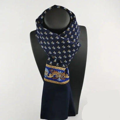 Foulard en Soie Luxe Plaid Homme & Femme