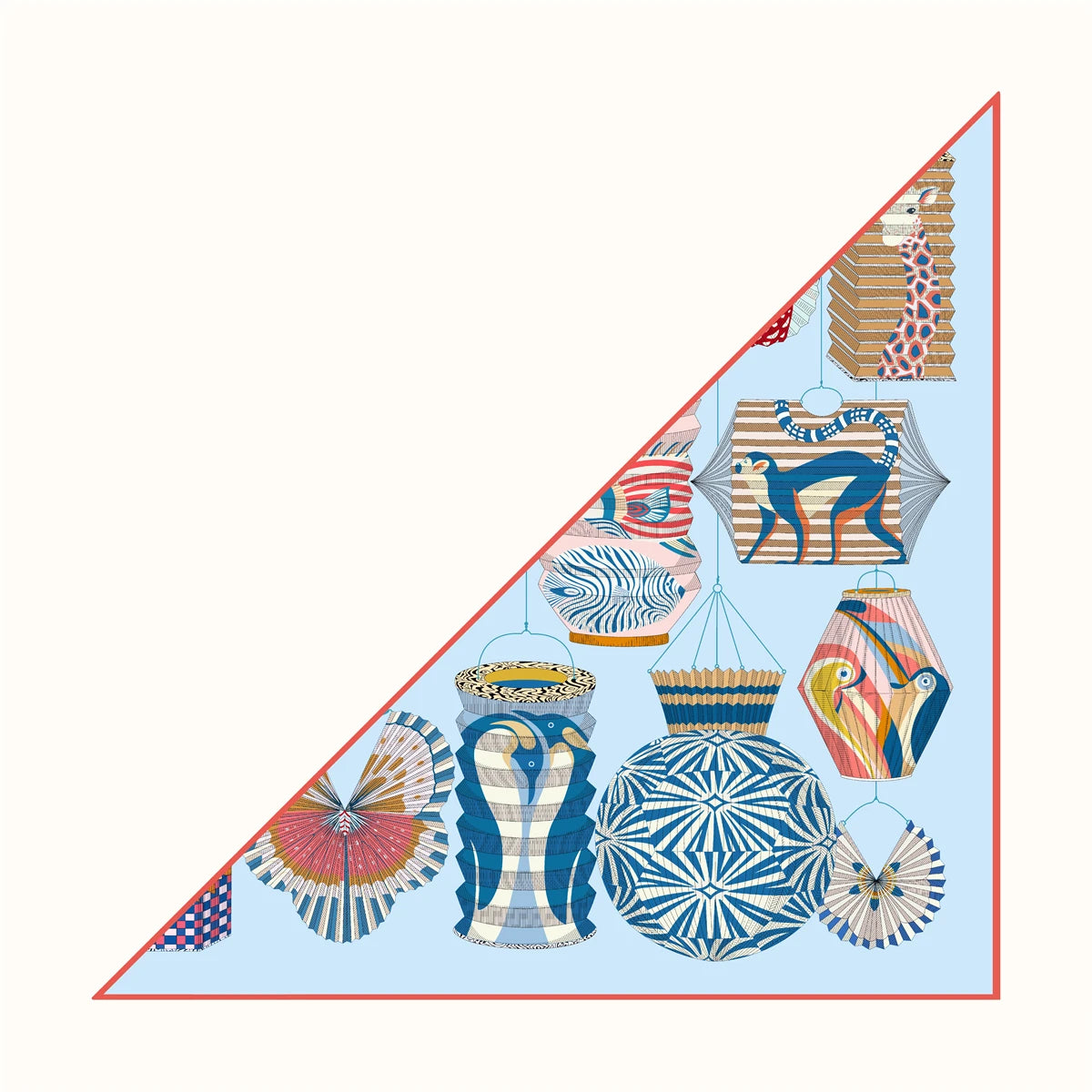 Foulard Femme en Soie Sergé - Motifs Floraux & Colorés