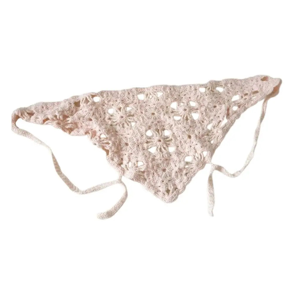 Foulard Triangulaire Ajouré Bohème Chic