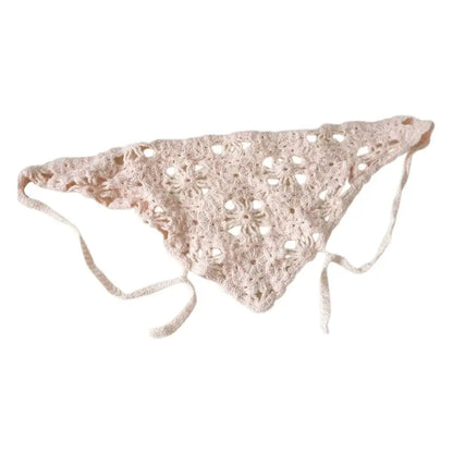 Foulard Triangulaire Ajouré Bohème Chic