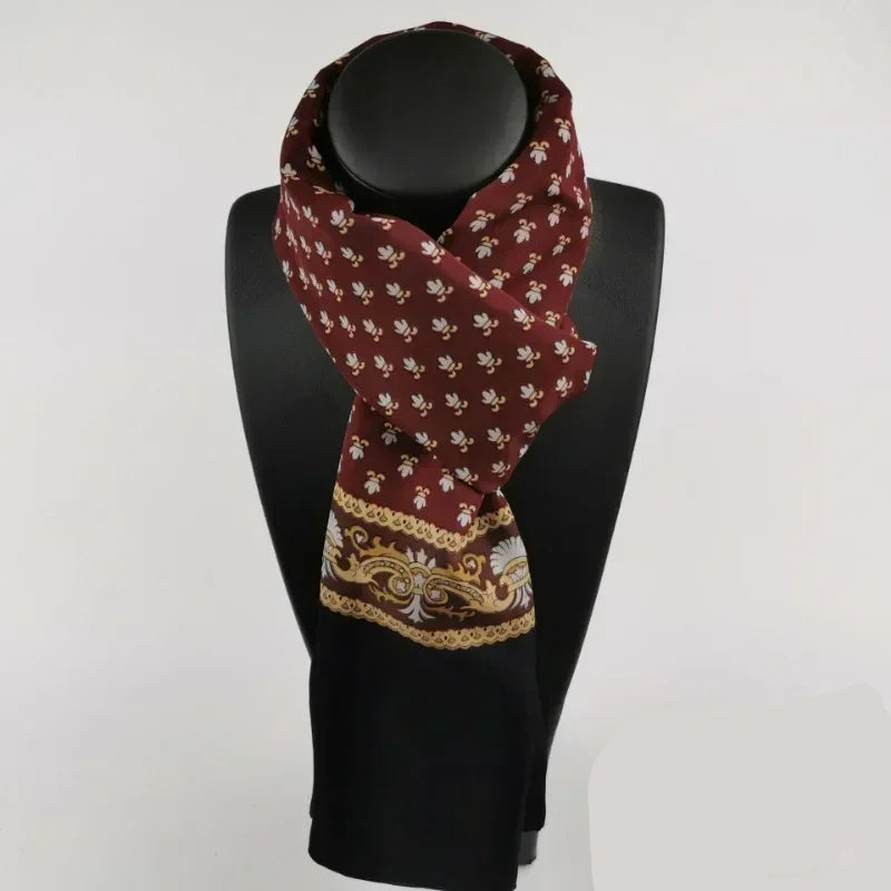 Foulard en Soie Luxe Plaid Homme & Femme
