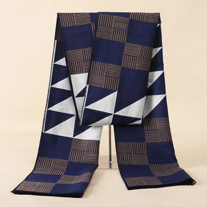 Foulard Homme Cachemire Luxe Hiver
