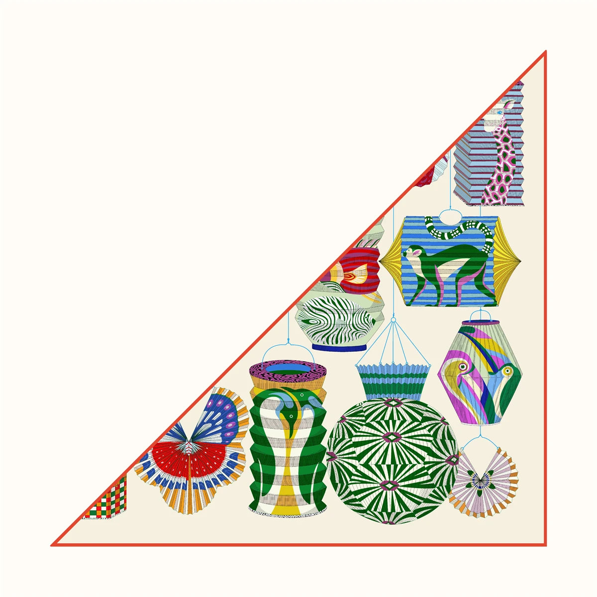 Foulard Femme en Soie Sergé - Motifs Floraux & Colorés