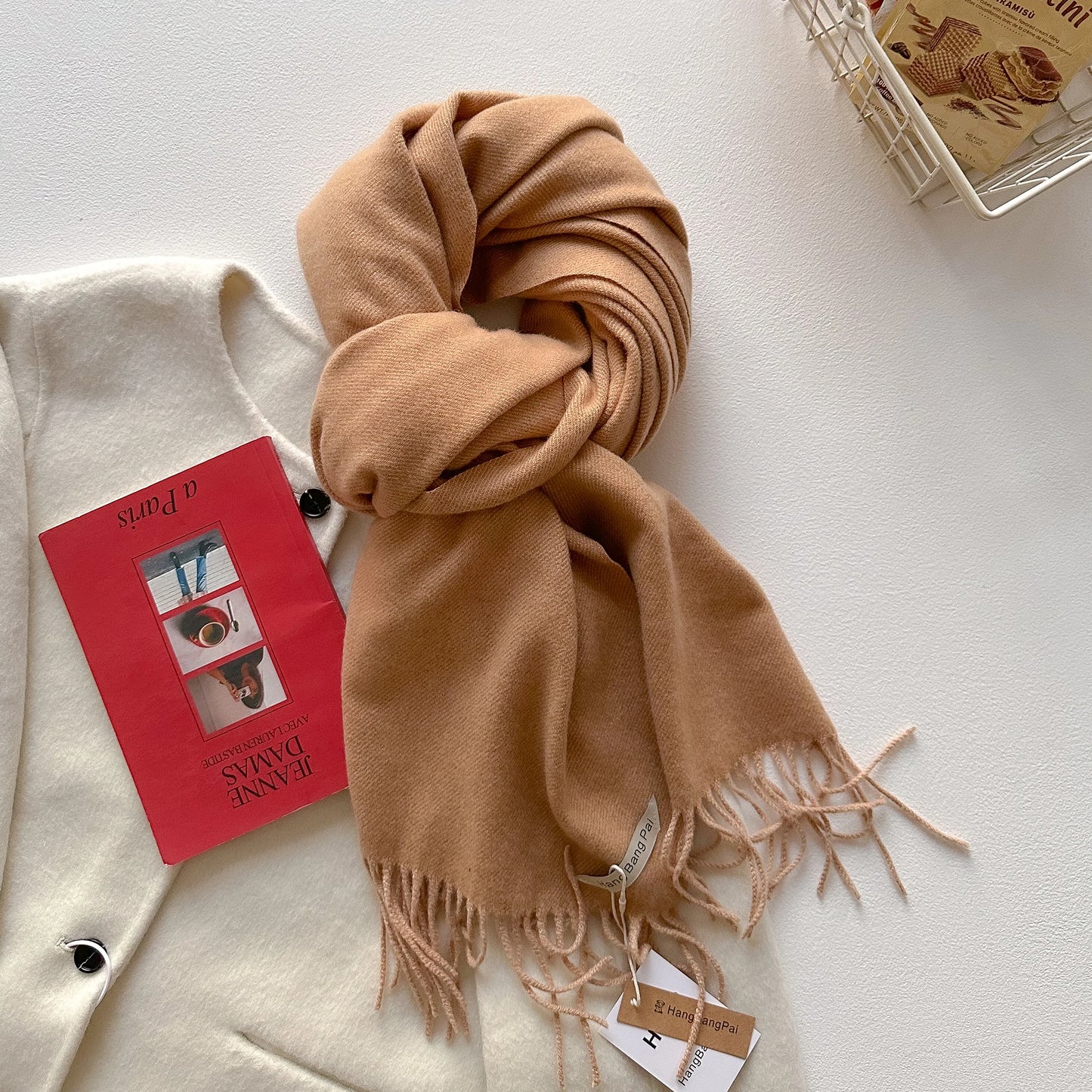 Foulard Long Cachemire Femme - Douceur & Style Hivernal