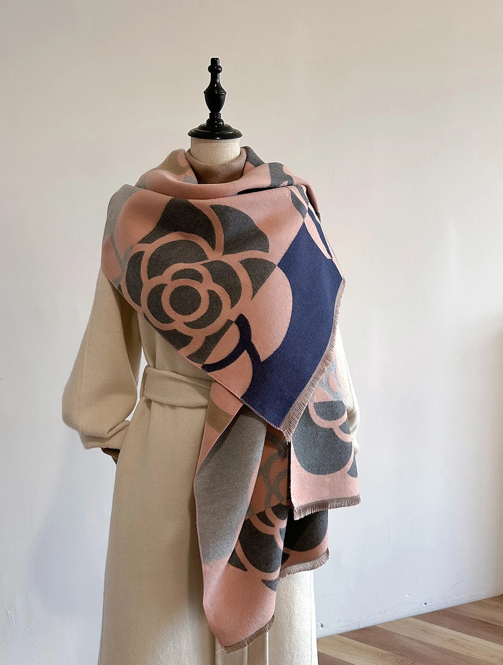 Foulard Luxe Cachemire Femme - Douceur & Chaleur Hivernale