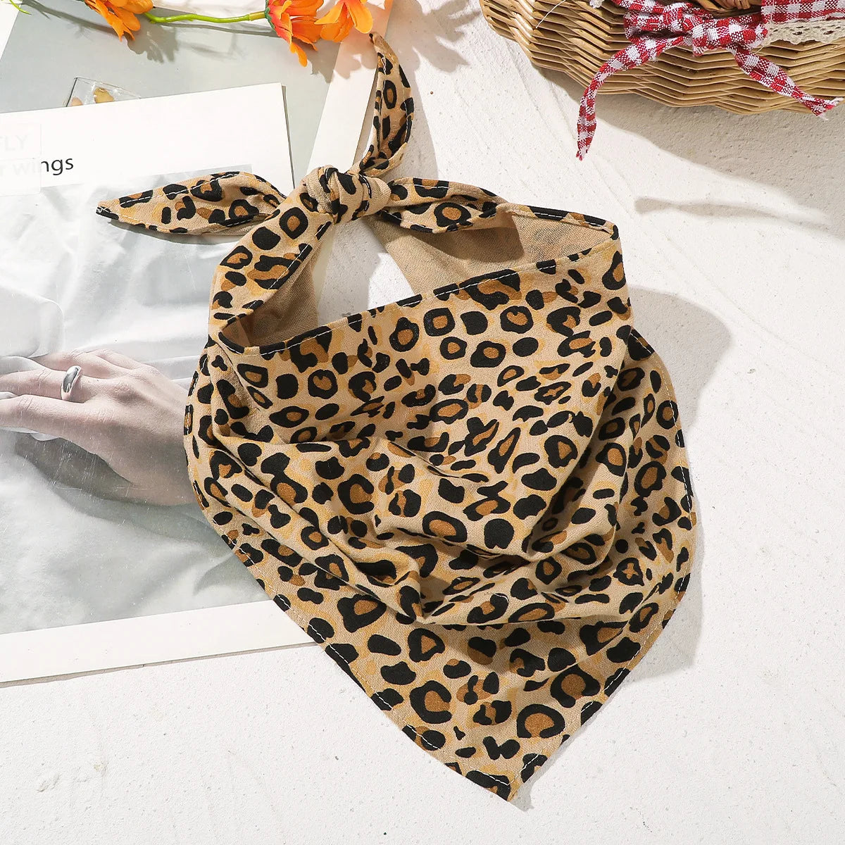 Foulard Rétro Y2K Bohème pour Cheveux