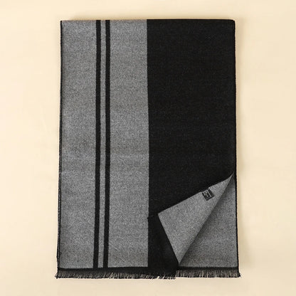 Foulard Homme Coton Patchwork Rayé Doux