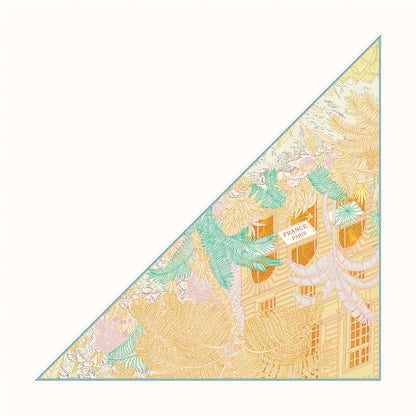 Foulard Femme en Soie Sergé - Motifs Floraux & Colorés