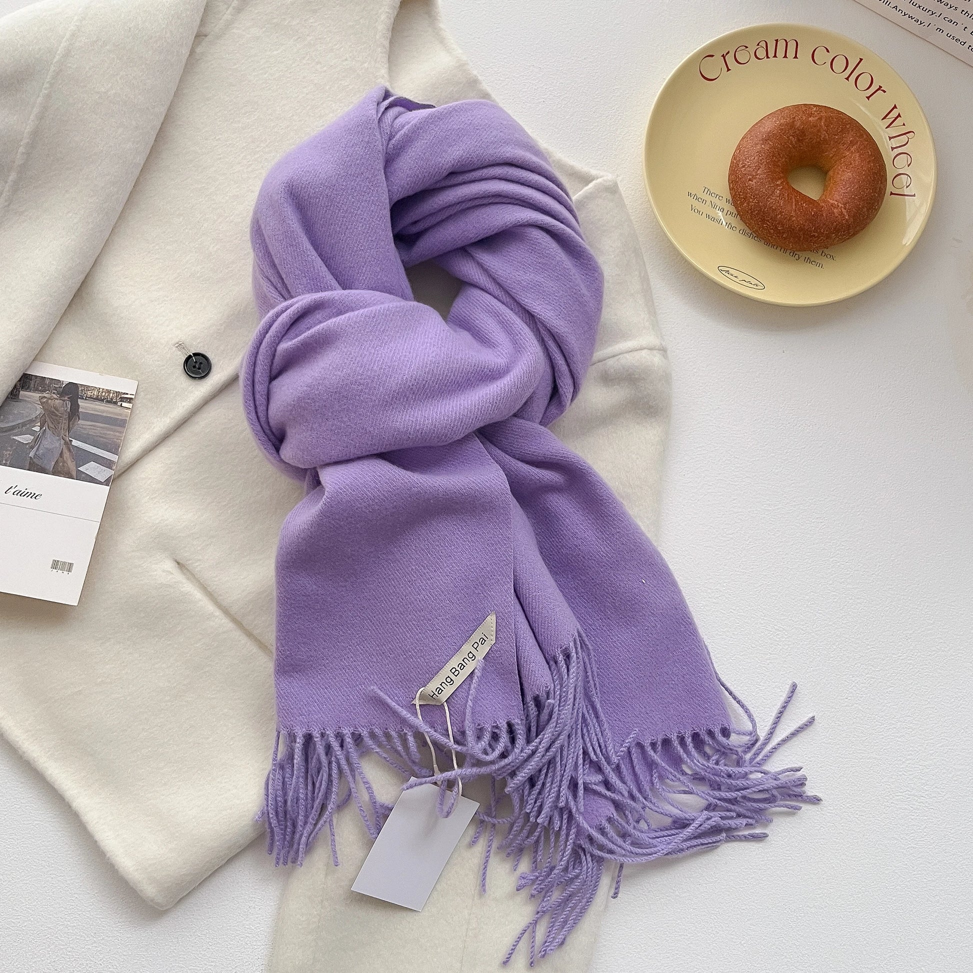 Foulard Long Cachemire Femme - Douceur & Style Hivernal