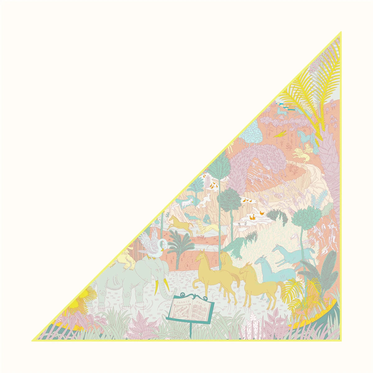 Foulard Femme en Soie Sergé - Motifs Floraux & Colorés