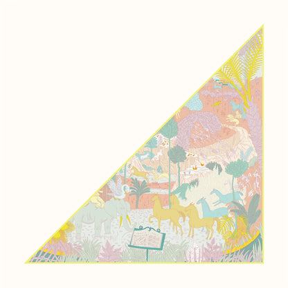 Foulard Femme en Soie Sergé - Motifs Floraux & Colorés