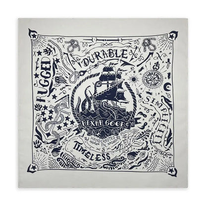 Bandana Coton Imprimé Nautique Hip Hop