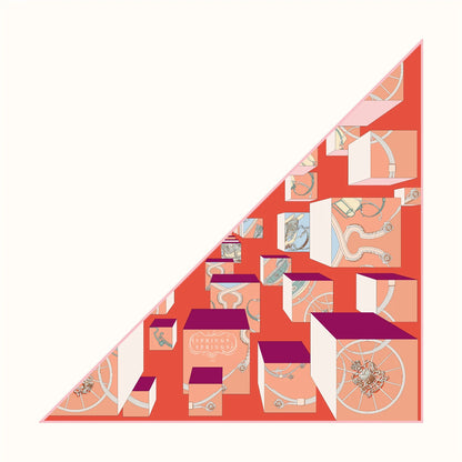 Foulard Femme en Soie Sergé - Motifs Floraux & Colorés