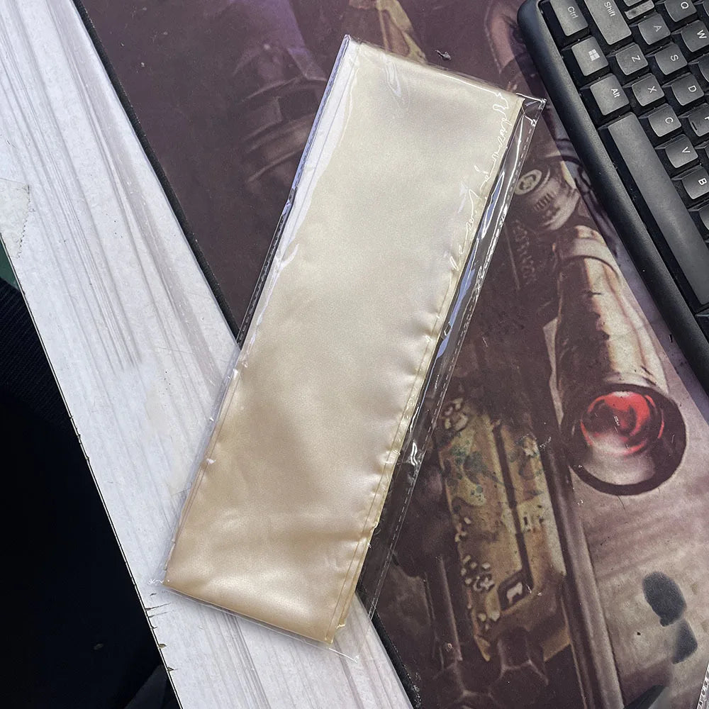 Foulard Long Satin de Soie Polyvalent