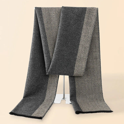 Foulard Homme Cachemire Luxe Hiver