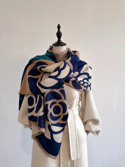 Foulard Luxe Cachemire Femme - Douceur & Chaleur Hivernale