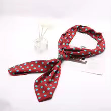 Foulard Carré Soie Homme Imprimé Vintage