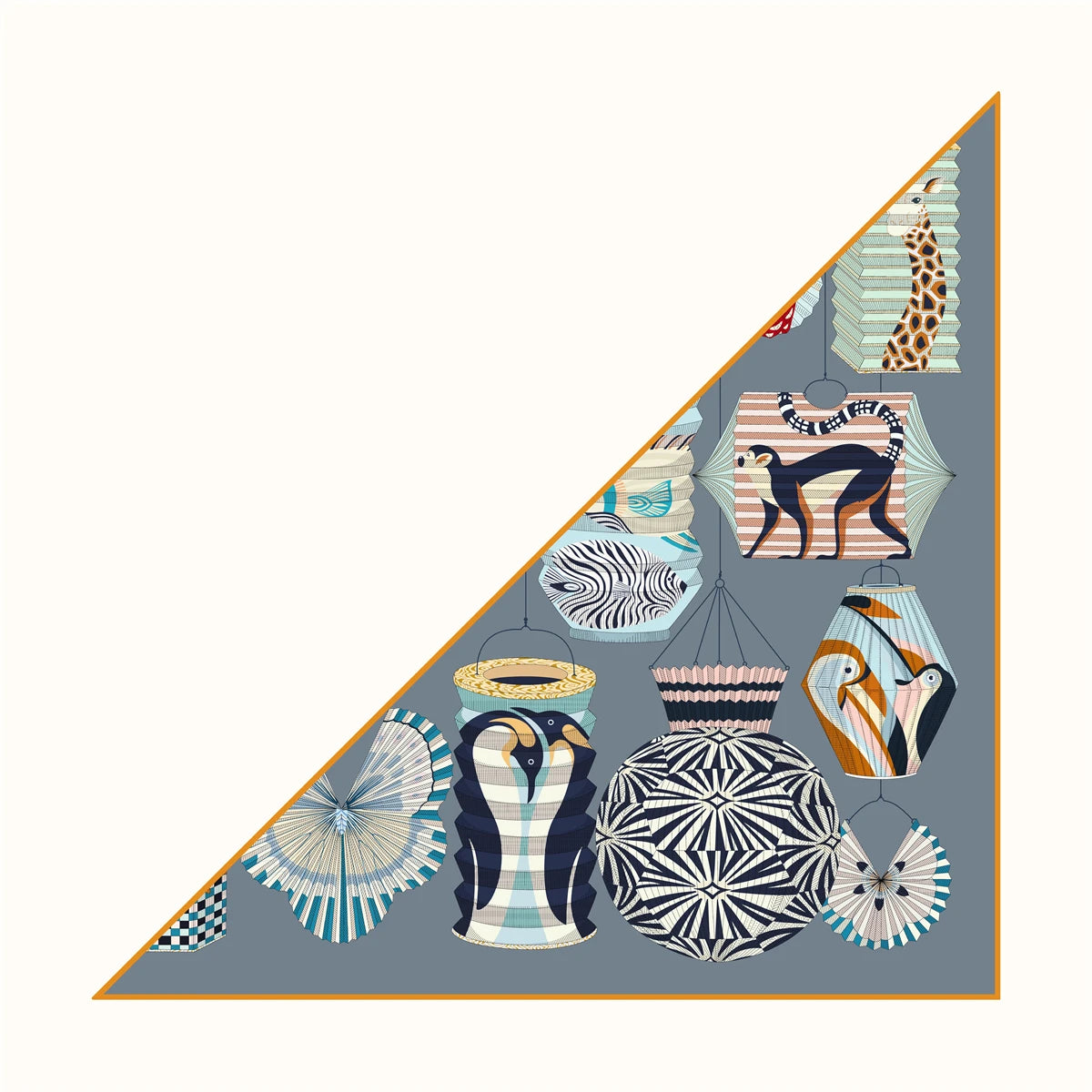 Foulard Femme en Soie Sergé - Motifs Floraux & Colorés