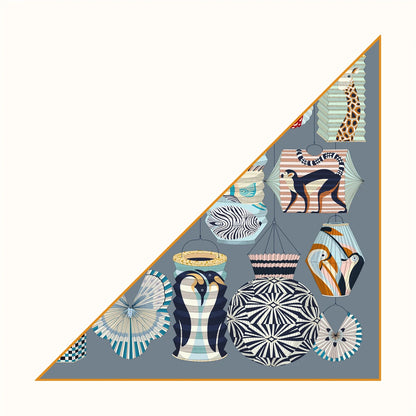 Foulard Femme en Soie Sergé - Motifs Floraux & Colorés