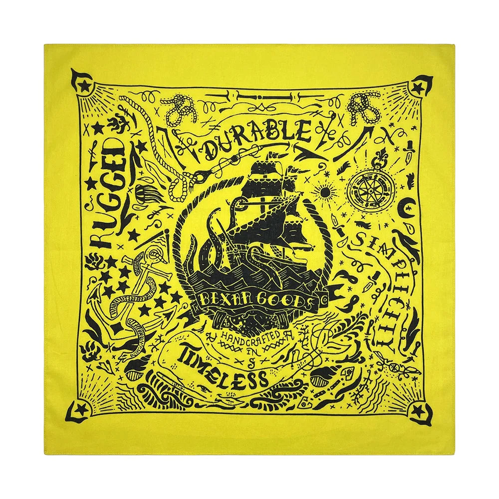 Bandana Coton Imprimé Nautique Hip Hop