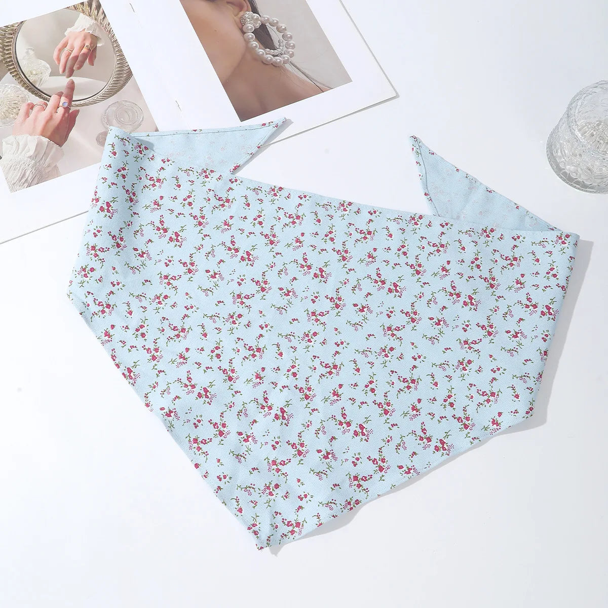 Foulard Rétro Y2K Bohème pour Cheveux