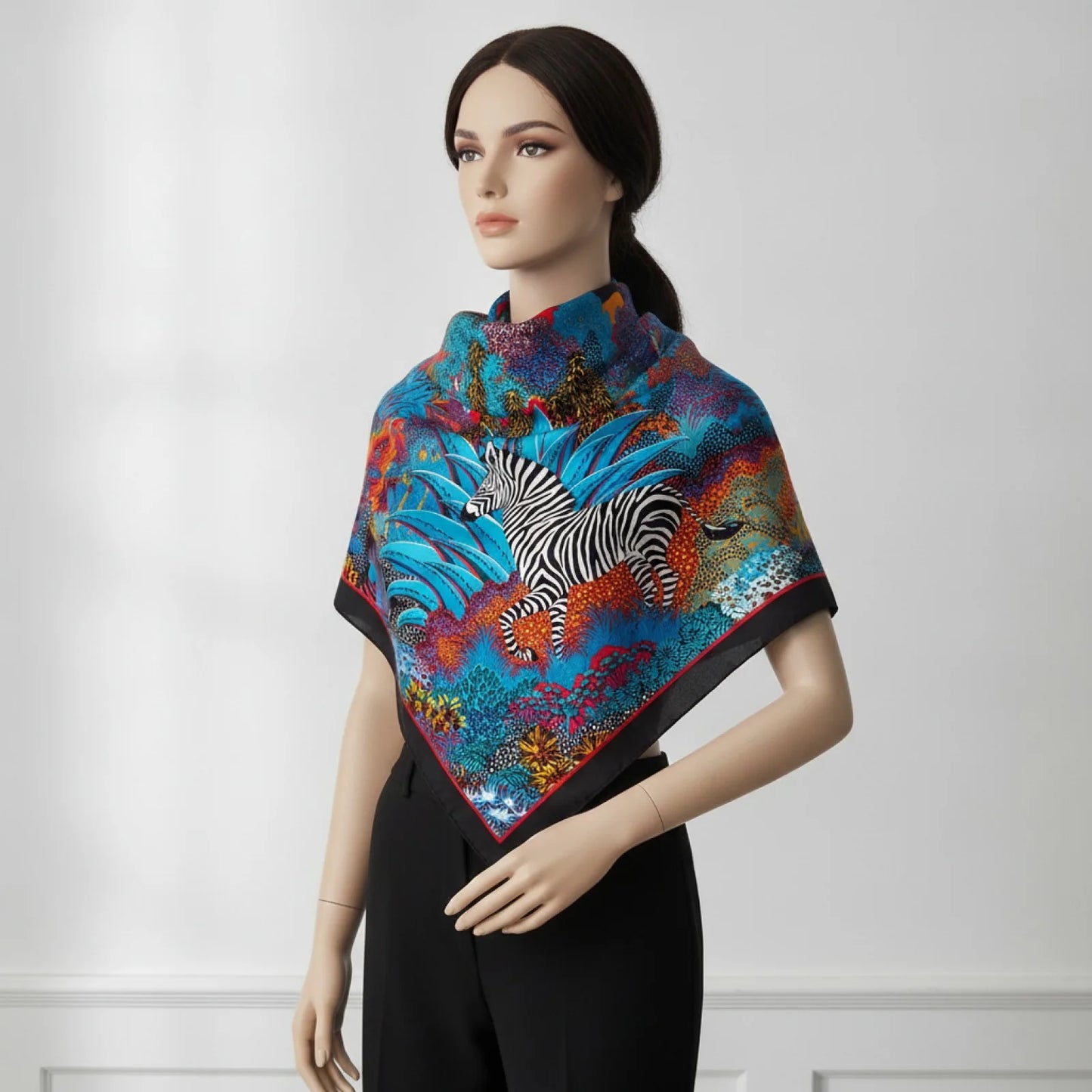 Foulard Carré Soie Femme  - Luxe & Élégance