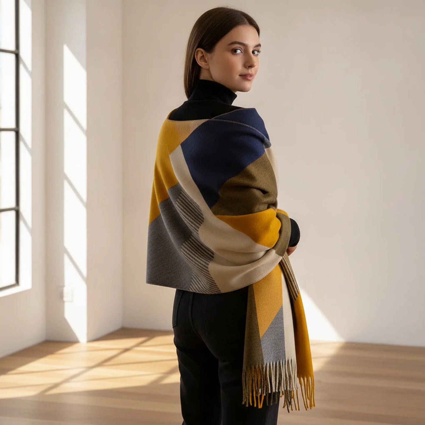 Foulard Cachemire Vintage Femme