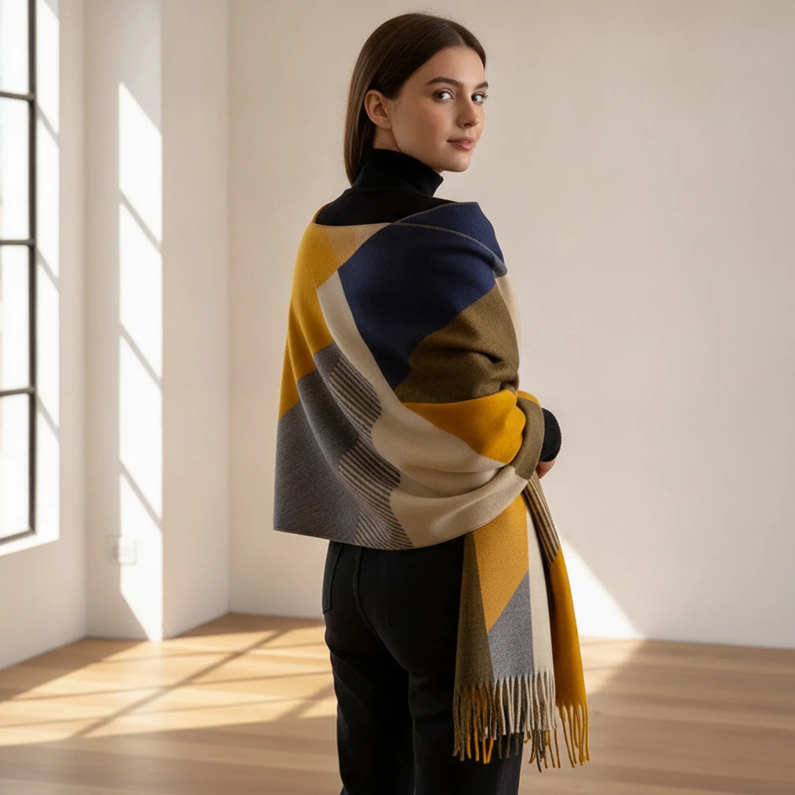 Foulard Cachemire Vintage Femme