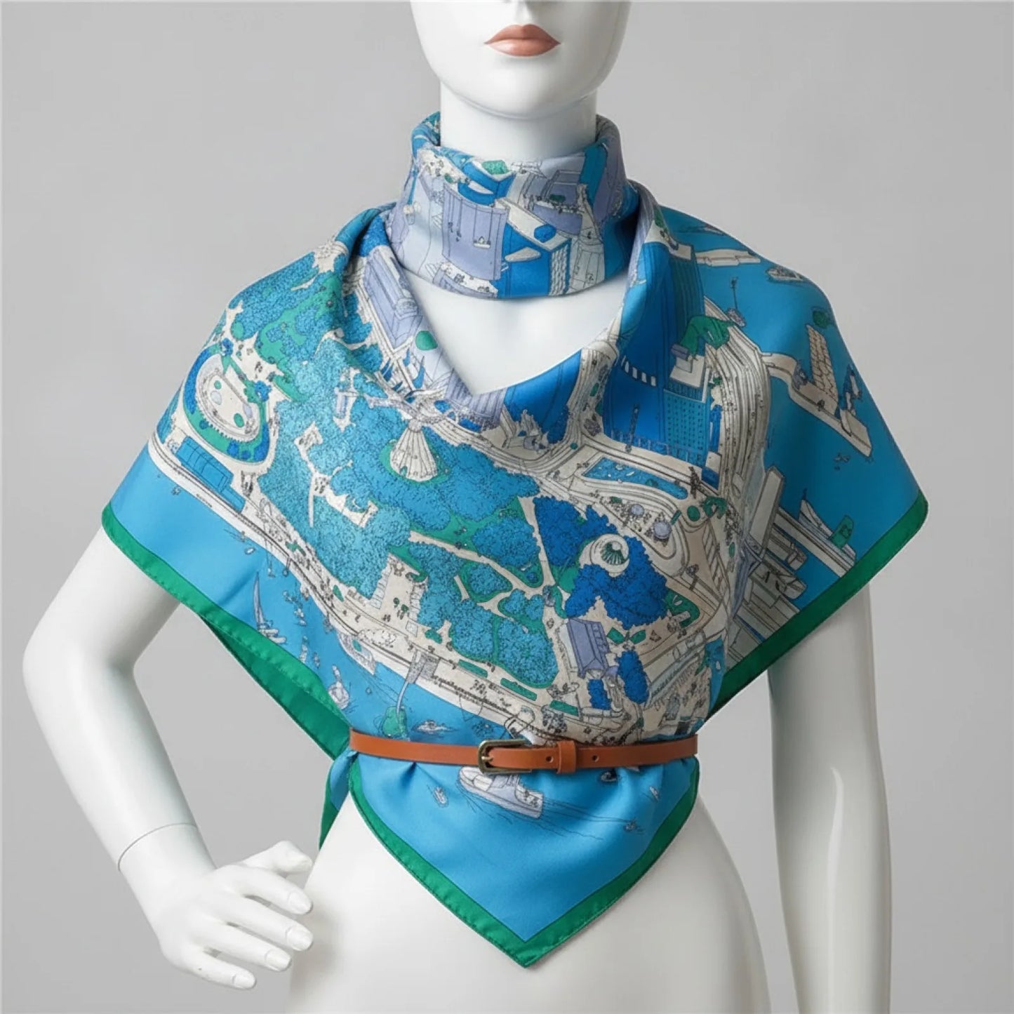 Foulard Carré Soie Luxe 90x90cm