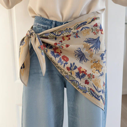 Foulard Soie Femme Triangle