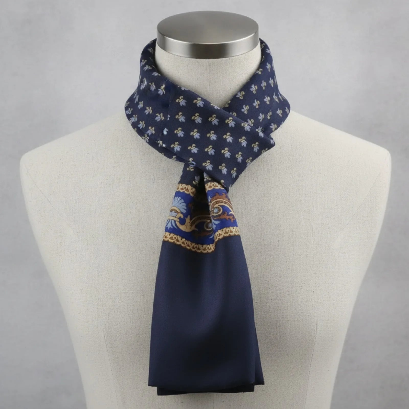 Foulard en Soie Luxe Plaid Homme & Femme