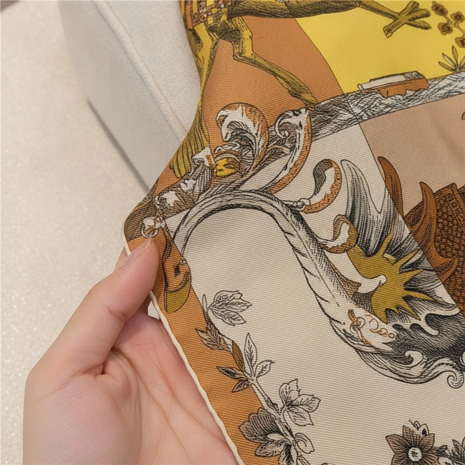Foulard Carré Soie Luxe